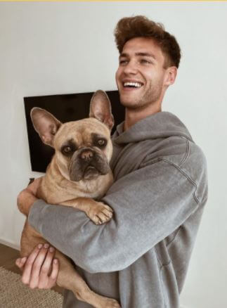 Tobias Reuter With His Dog